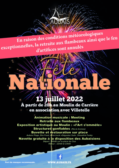 affiche 13 juillet 2022