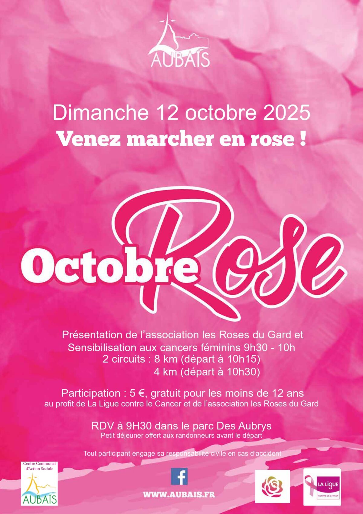 affiche octobre rose