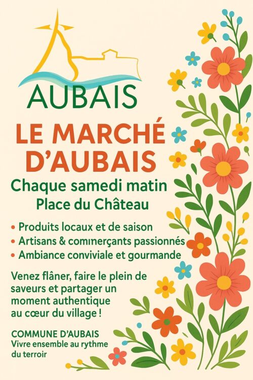 affiche marché avril 25