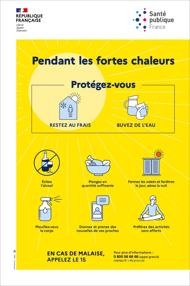 fortes chaleurs prévention