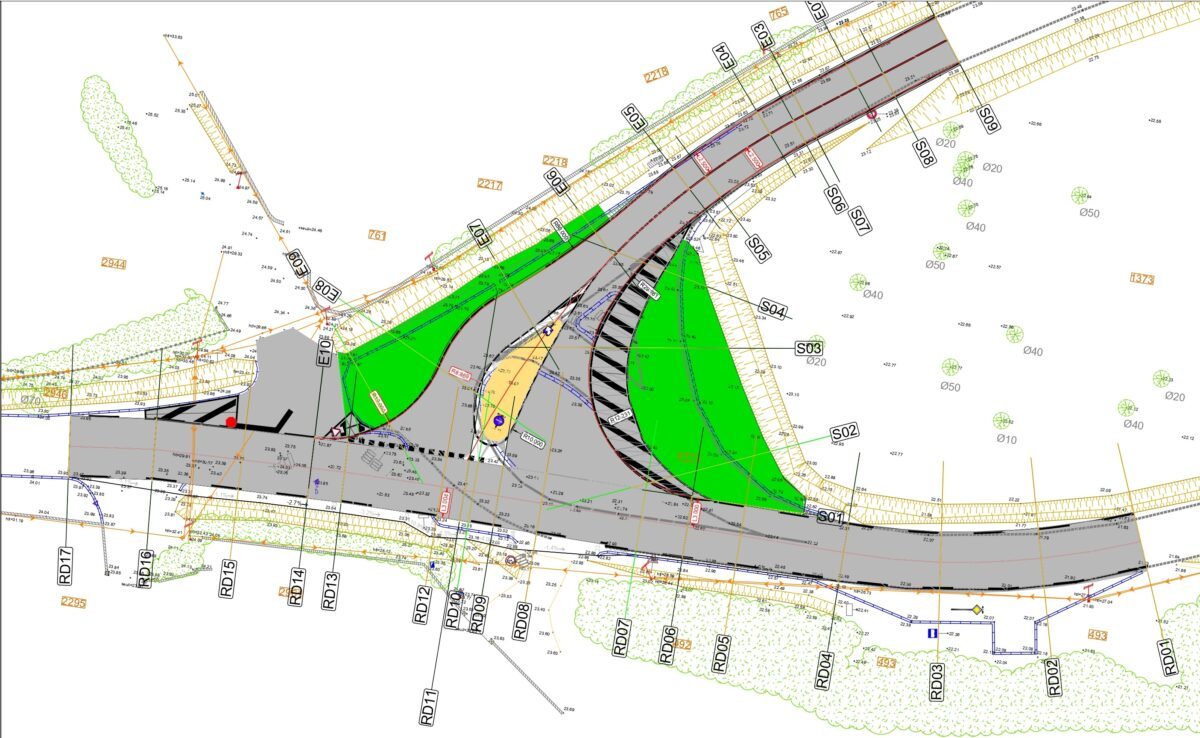 plan giratoire villetelle