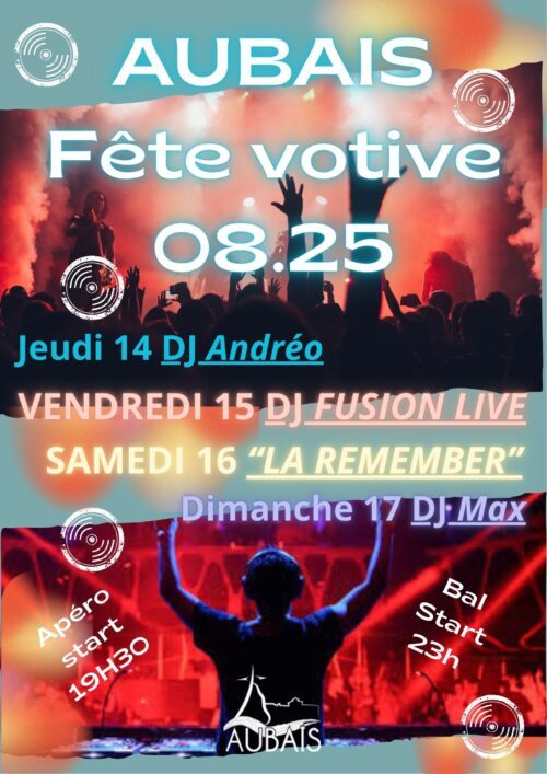affiche avec votive