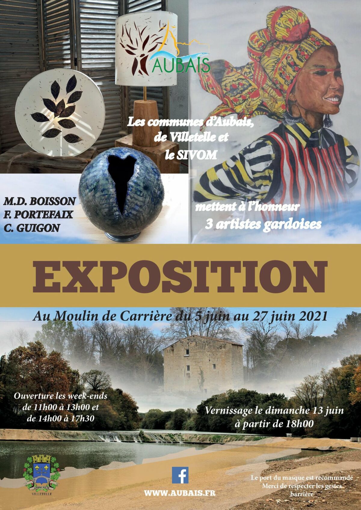 affiche expo moulin