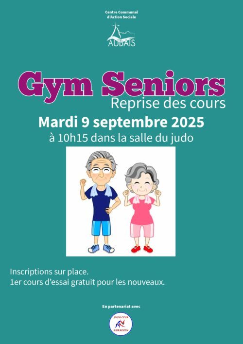 affiche gym sénior ccas